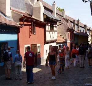 Guldgränden i Pragborgen i Prag Guldgränden i Pragborgen i Prag