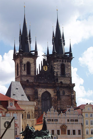 Týnkyrkan i Prag Týnkyrkan i Prag